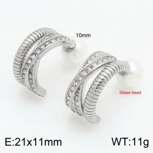 Stainless Steel Earring - KE114904-Z