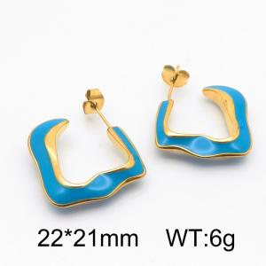 SS Gold-Plating Earring - KE115094-SP