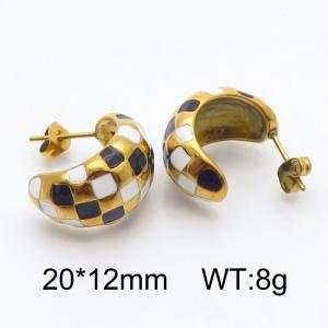 SS Gold-Plating Earring - KE115100-SP