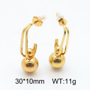 SS Gold-Plating Earring - KE115107-SP