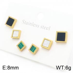 SS Gold-Plating Earring - KE115204-HM