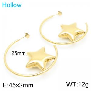 SS Gold-Plating Earring - KE115212-HM