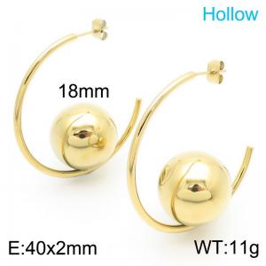 SS Gold-Plating Earring - KE115213-HM