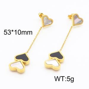 SS Gold-Plating Earring - KE115217-BI