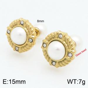 SS Gold-Plating Earring - KE115315-Z