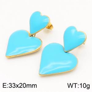 SS Gold-Plating Earring - KE115482-SP