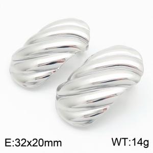 Stainless Steel Earring - KE115515-SP