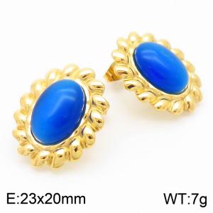 SS Gold-Plating Earring - KE115517-SP