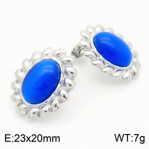 Stainless Steel Earring - KE115520-SP