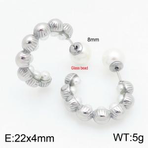 Stainless Steel Earring - KE115666-Z