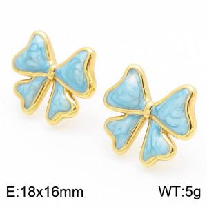 SS Gold-Plating Earring - KE115702-SP