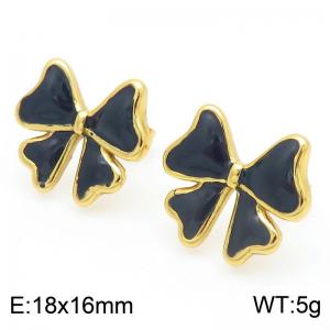 SS Gold-Plating Earring - KE115703-SP