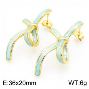 SS Gold-Plating Earring - KE115715-SP