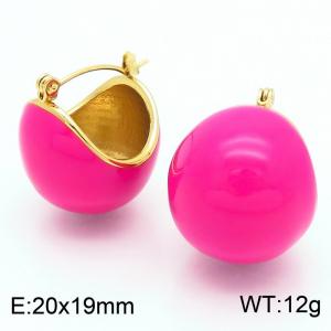 SS Gold-Plating Earring - KE115716-SP