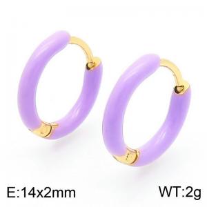 SS Gold-Plating Earring - KE115731-SP