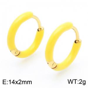 SS Gold-Plating Earring - KE115734-SP