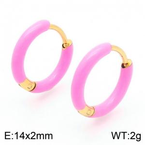 SS Gold-Plating Earring - KE115736-SP