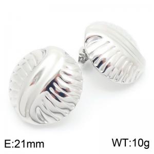 Stainless Steel Earring - KE115770-SP