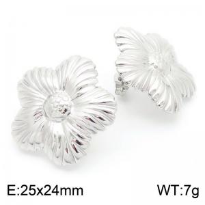 Stainless Steel Earring - KE115772-SP
