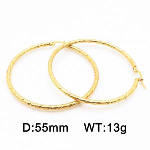 SS Gold-Plating Earring - KE116586-HF