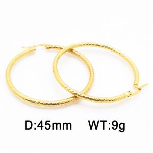 SS Gold-Plating Earring - KE116590-HF
