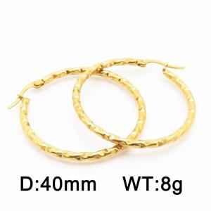 SS Gold-Plating Earring - KE116592-HF