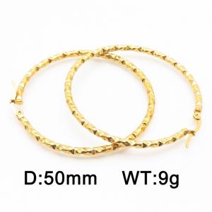 SS Gold-Plating Earring - KE116593-HF