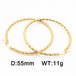SS Gold-Plating Earring - KE116594-HF