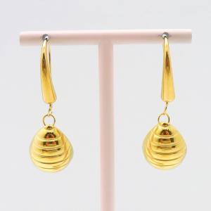 SS Gold-Plating Earring - KE116665-FA