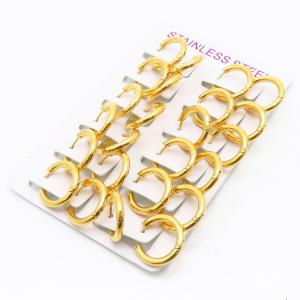 SS Gold-Plating Earring - KE116767-XY