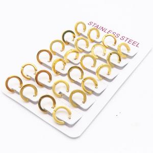SS Gold-Plating Earring - KE116768-XY