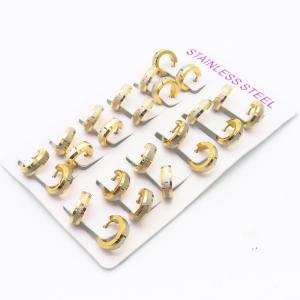 SS Gold-Plating Earring - KE116770-XY