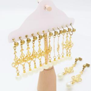 SS Gold-Plating Earring - KE116932-TLA