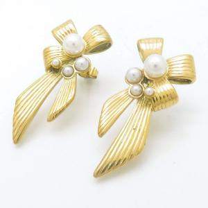 SS Gold-Plating Earring - KE117043-HM