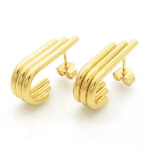 SS Gold-Plating Earring - KE117077-LO