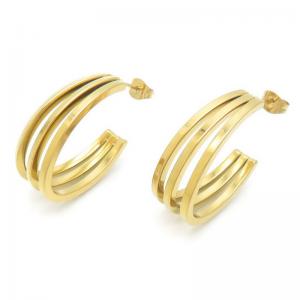 SS Gold-Plating Earring - KE117083-LO