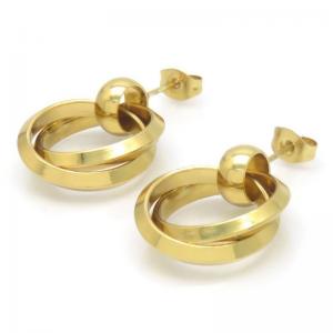 SS Gold-Plating Earring - KE117102-LO