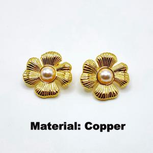 Copper Earring - KE117153-TJG