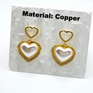 Copper Earring - KE117154-TJG