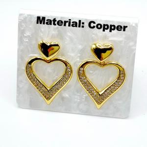 Copper Earring - KE117157-TJG