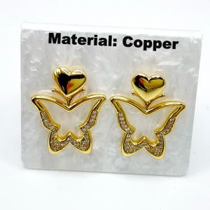 Copper Earring - KE117158-TJG