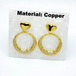 Copper Earring - KE117159-TJG