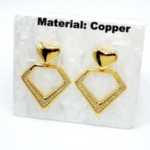 Copper Earring - KE117160-TJG