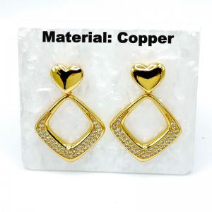 Copper Earring - KE117162-TJG