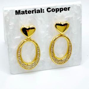 Copper Earring - KE117163-TJG