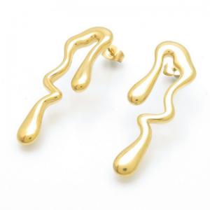 SS Gold-Plating Earring - KE117177-HR