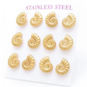 SS Gold-Plating Earring - KE117203-HR