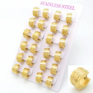 SS Gold-Plating Earring - KE117222-XY