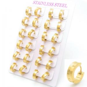 SS Gold-Plating Earring - KE117229-XY
