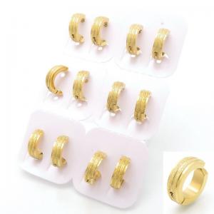 SS Gold-Plating Earring - KE117232-XY